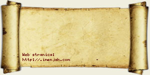 Hristina Debeljak vizit kartica